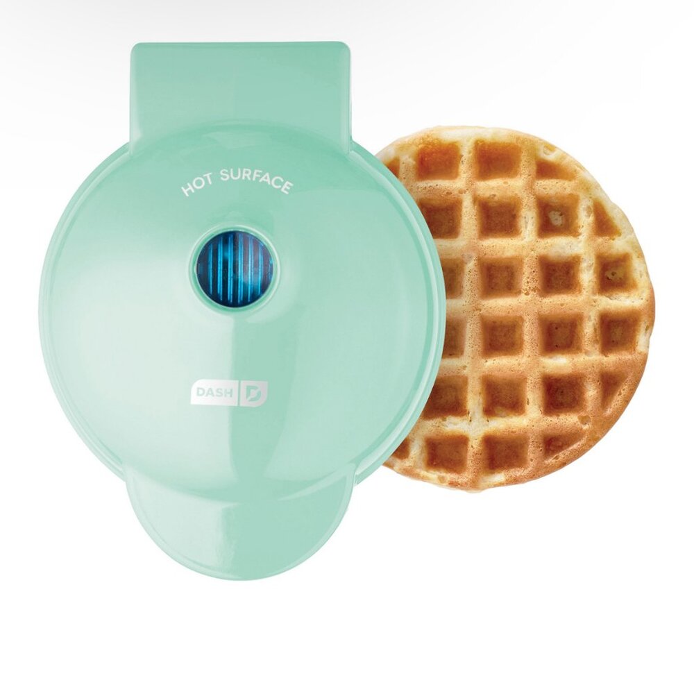 DASH Mini Waffle Maker - 4” Waffle Mold Nonstick Waffle Iron New